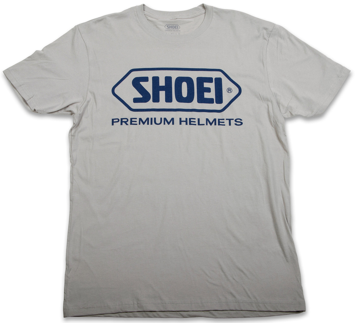 SHOEI CORP LOGO TEE GY/BL SM