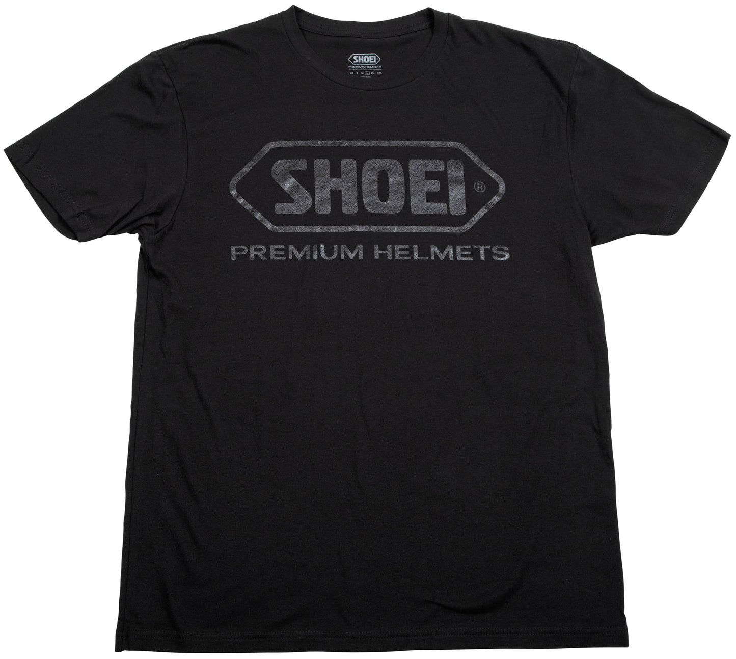 SHOEI TEE BLACK BLACK SML