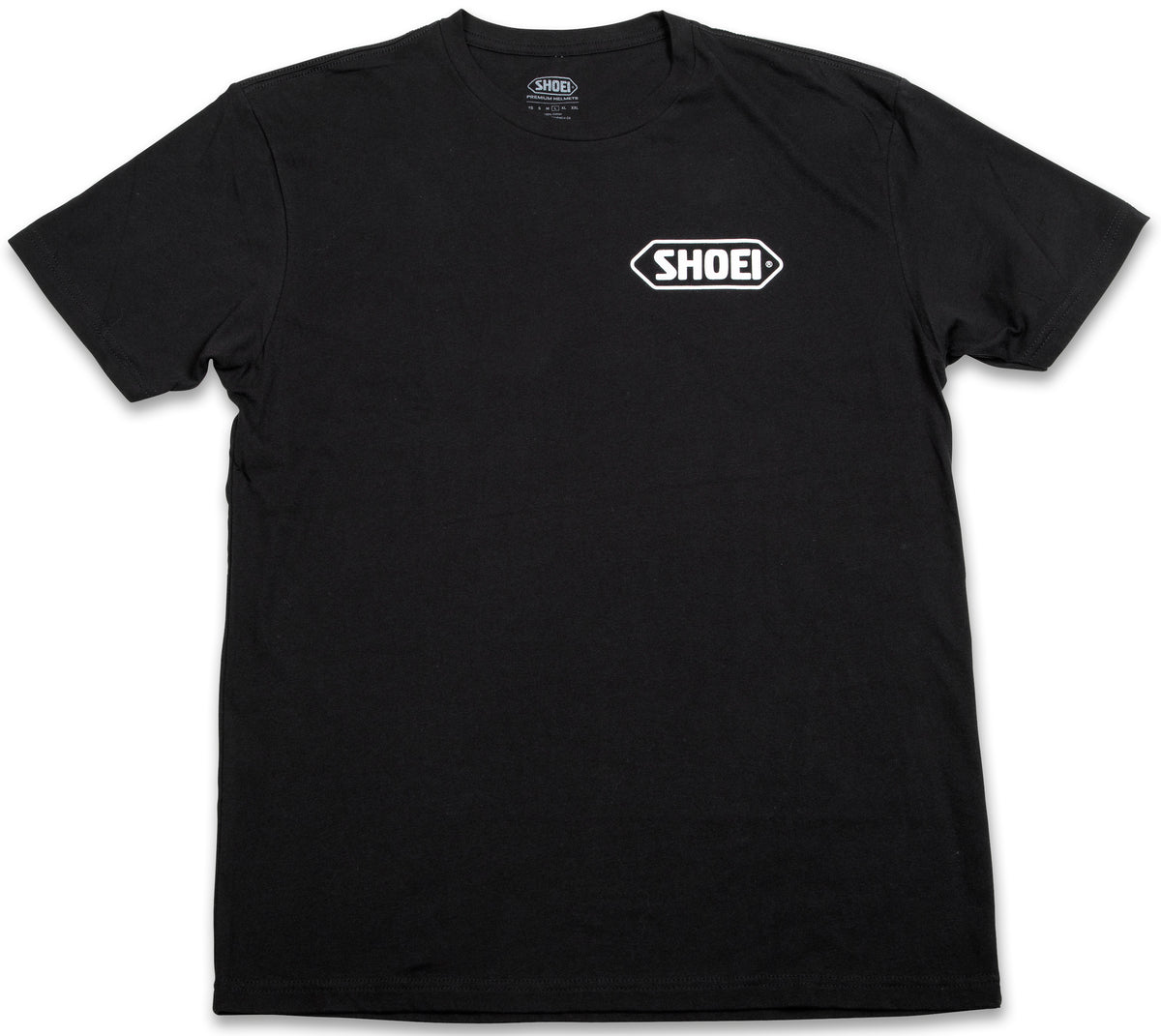 SHOEI TEE 2 SIDE BLK/WHT LRG