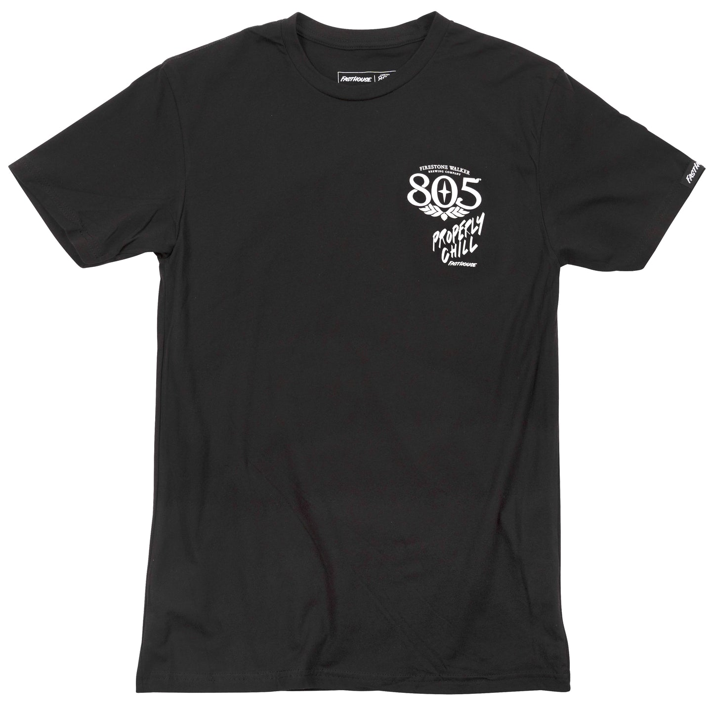 805 QUIVER TEE BLK LRG