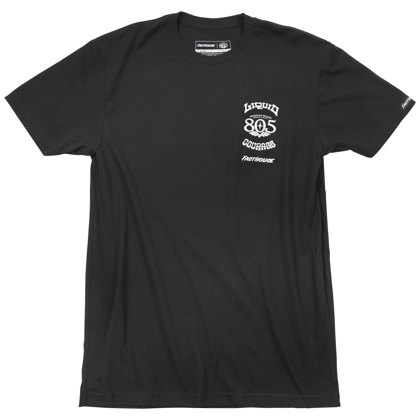 805 LIQUID COURAGE TEE BK SM