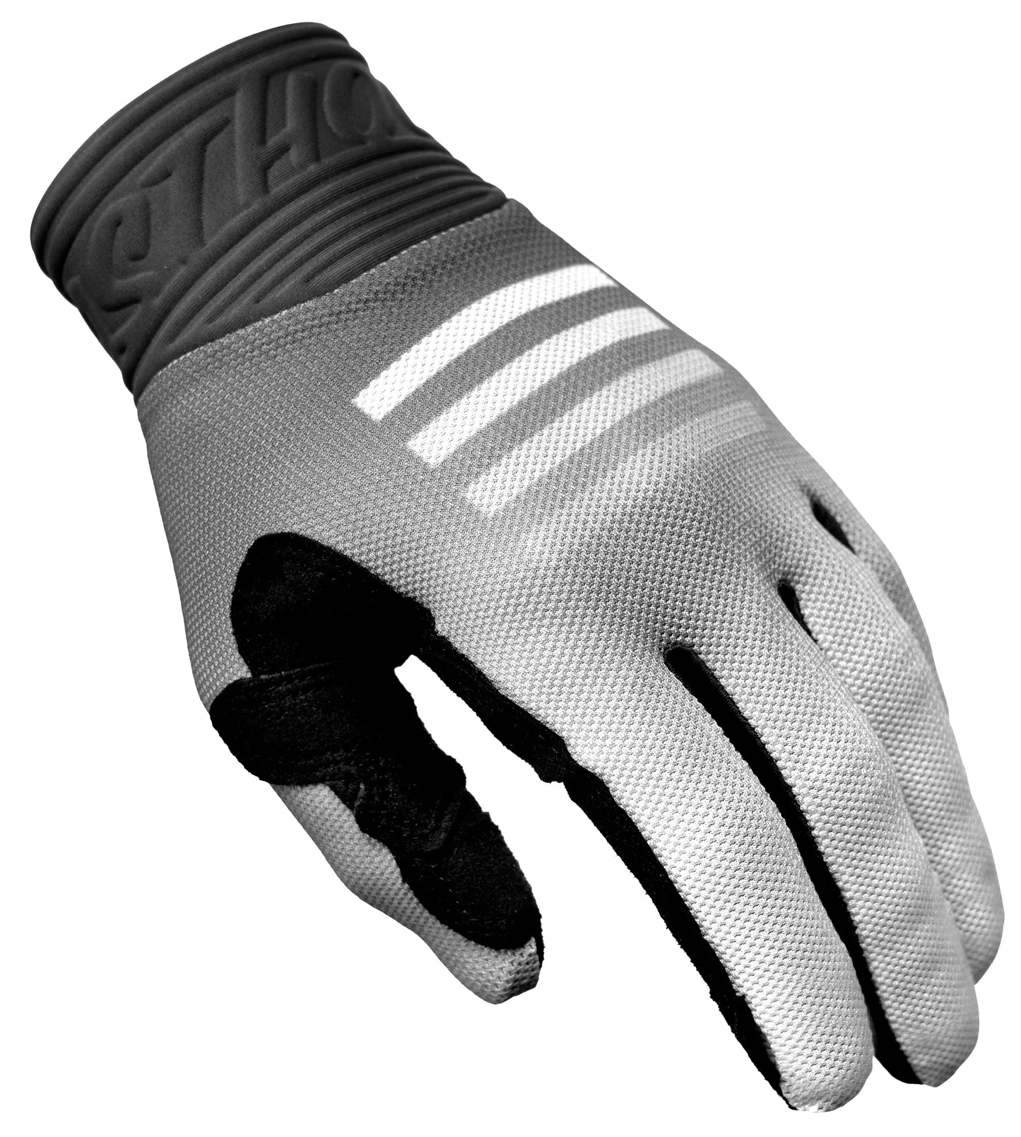 YTH BLITZ FADER GLV BK/WT MD