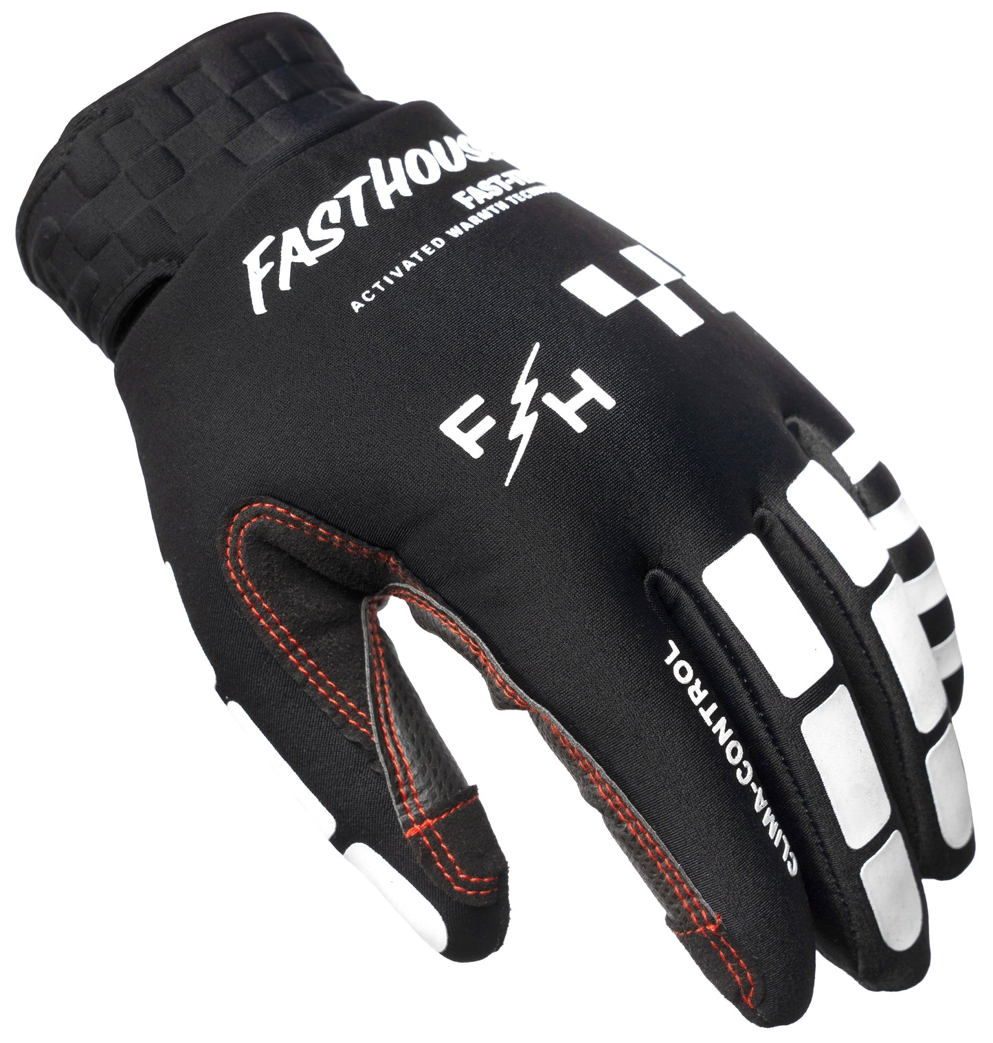 TOASTER GLOVE BK/WT LG