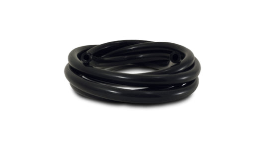 Vibrant 3/16in (4.75mm) I.D. x 25 ft. of Silicon Vacuum Hose - Black