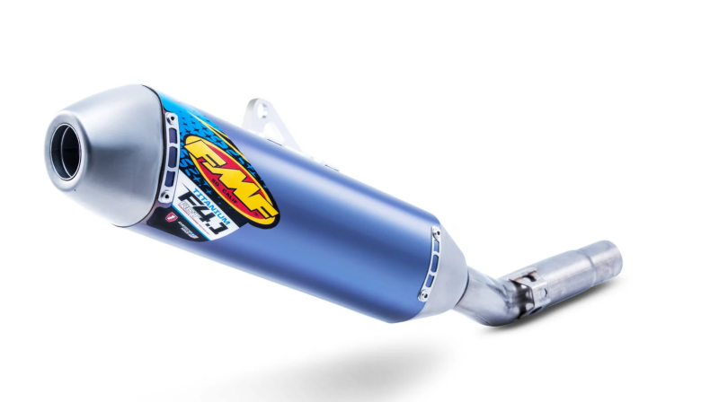 FMF Racing Honda CRF125F 19-26 SS Anodized Titanium Mini Moto Fact 4.1 Slip-On Muffler