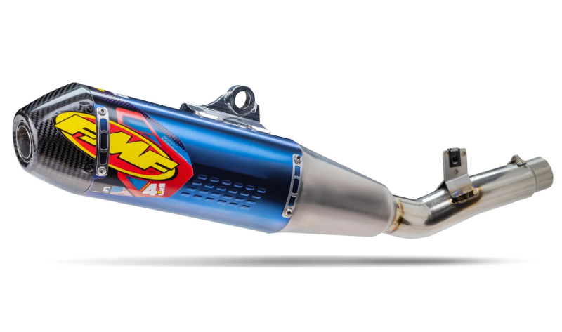 FMF Racing Kawasaki KX450F 2024 Anod TI Factory 4.1 RCT SO Muffler w/ R. Carbon Cap