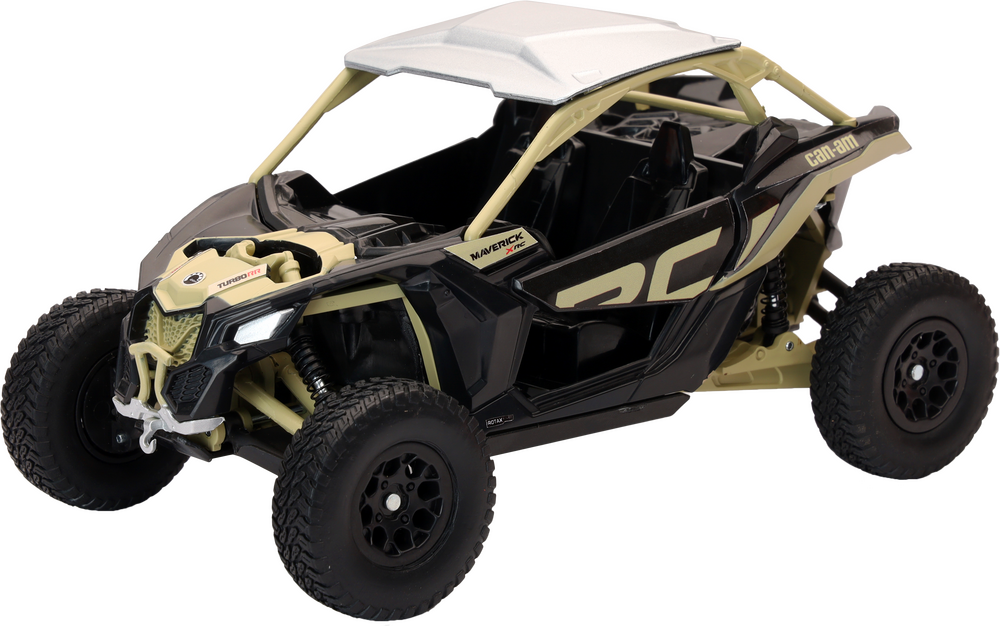 1:18 SCALE CAN AM MAVERICK X3 X RC TURBO BLACK/TAN