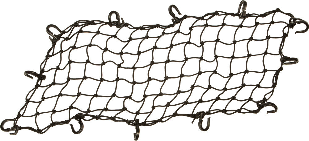 CARGO NET ADJUSTABLE BLACK 15"X30"