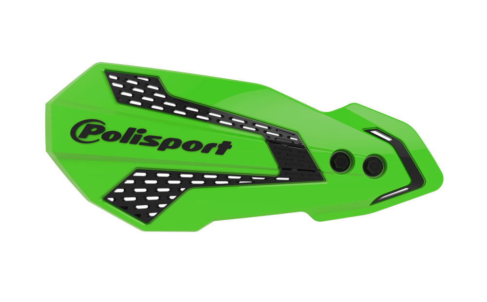 MX FLOW HANDGUARDS GREEN/BLACK (KAWASAKI)