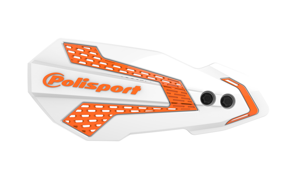 MX FLOW HANDGUARDS WHITE/ORANGE (KTM)
