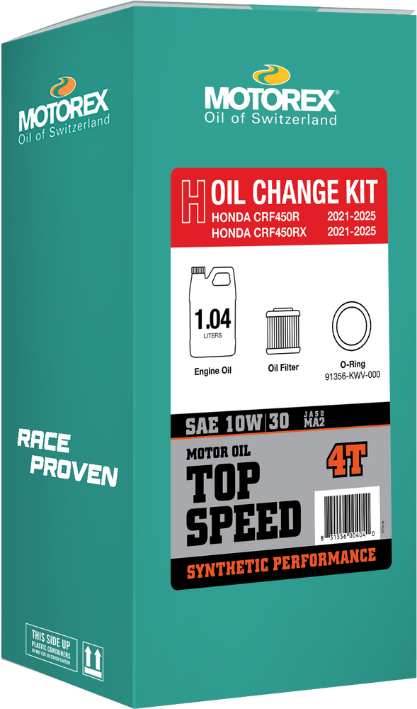 TOP SPEED OIL CHANGE KIT 1.04L 10W/30 HON