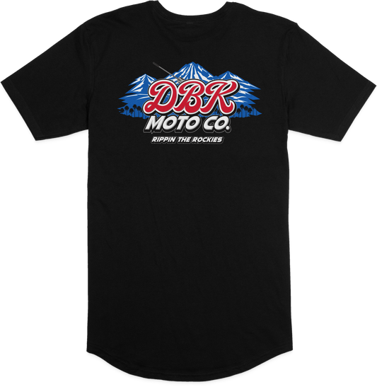 RIPPIN THE ROCKIES PREMIUM TEE BLACK