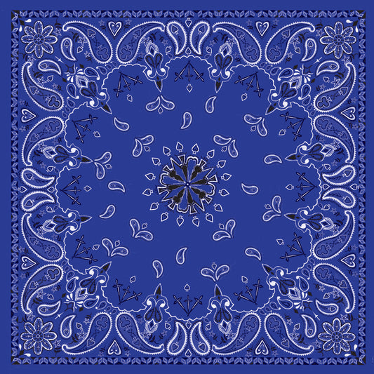 BANDANNA BLACK PAISLEY