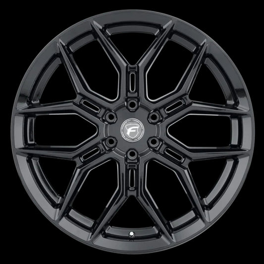 Forgestar X12 22x10 / 6x135 BP / ET30 / 6.68in BS Gloss Black Wheel