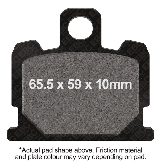 EBC 81-83 Yamaha XJ 750 Seca Front Left/Right Semi-Sintered Vee Brake Pads