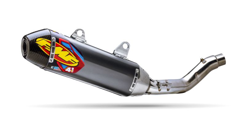 FMF Racing Kawasaki KX450F 09-11 SS Aluminum Factory 4.1 RCT SO Muffler w/ R. Carbon Cap