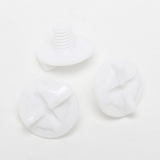 VFX-X VISOR SCREW SET WHITE