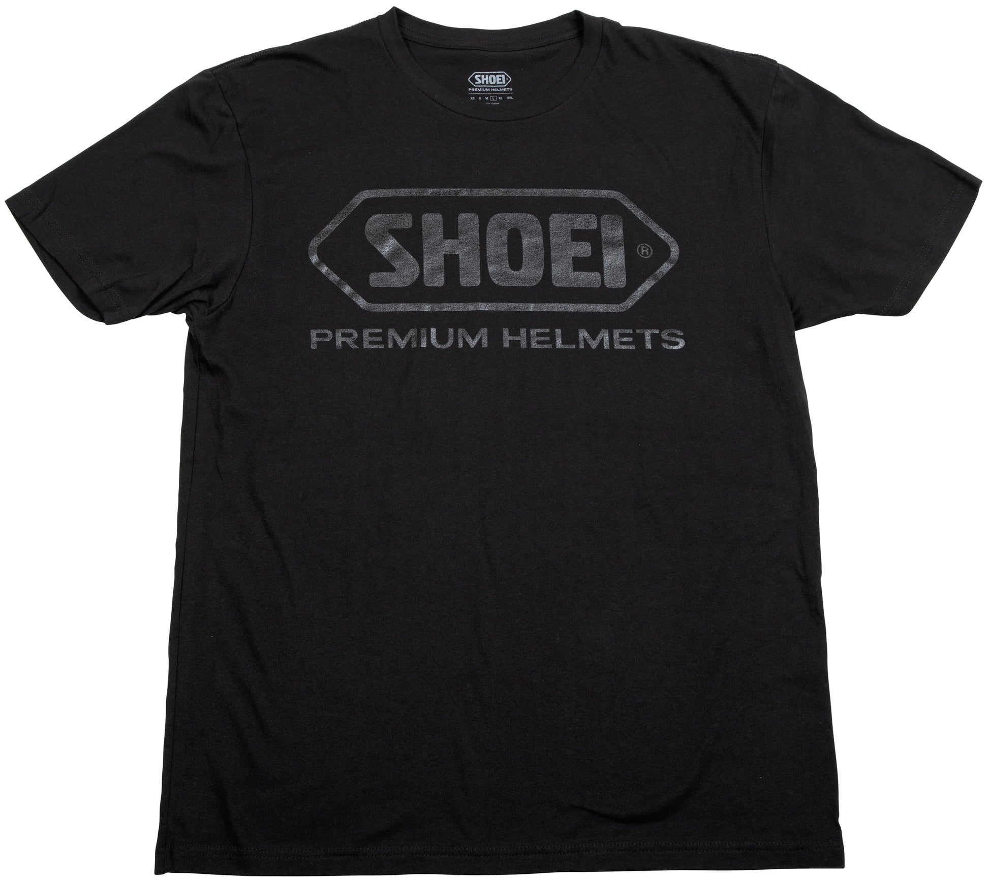 SHOEI TEE BLACK BLACK SML
