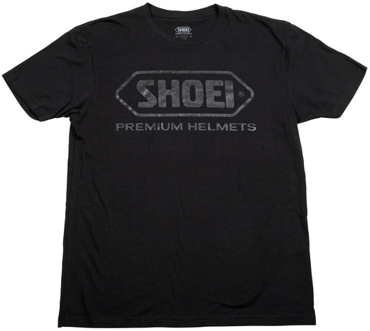 SHOEI TEE BLACK BLACK SML