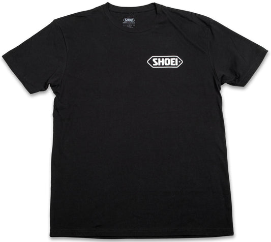 SHOEI TEE 2 SIDE BLK/WHT LRG