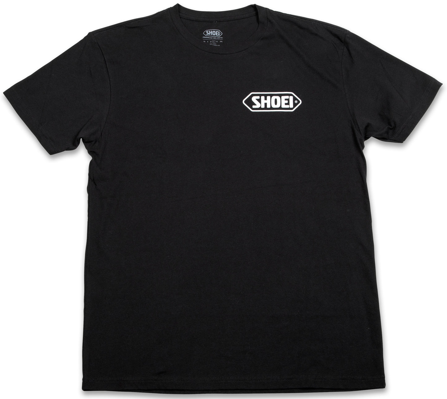 SHOEI TEE 2 SIDE BLK/WHT MED