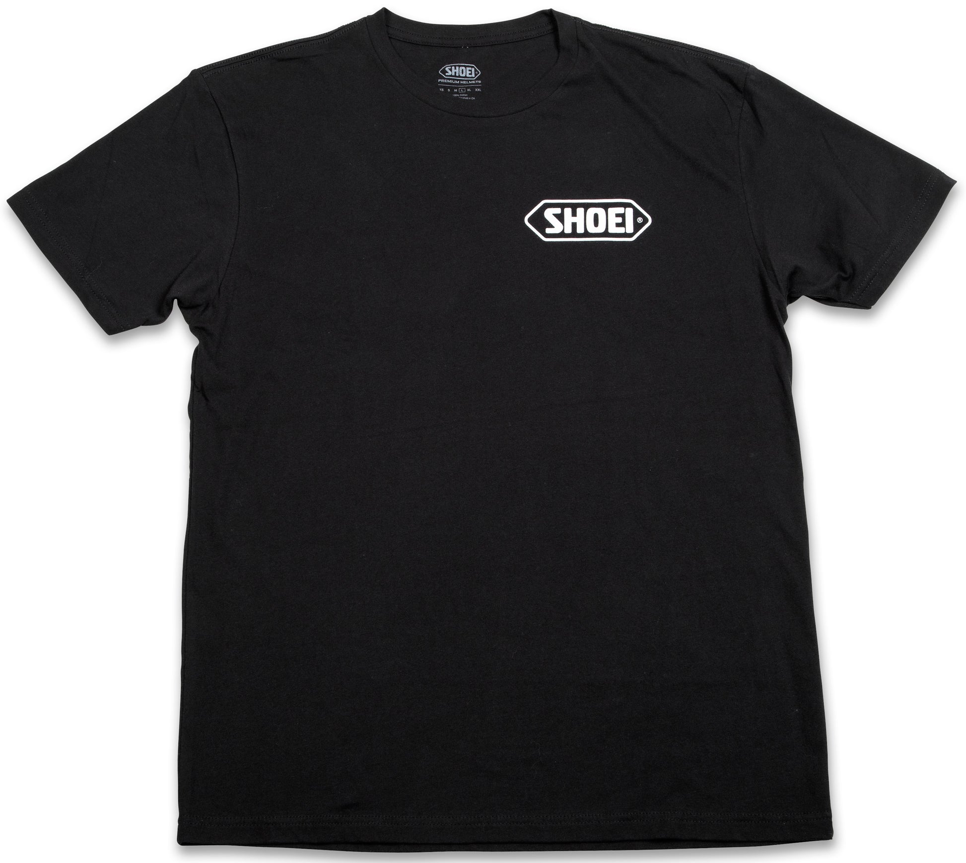 SHOEI TEE 2 SIDE BLK/WHT MED