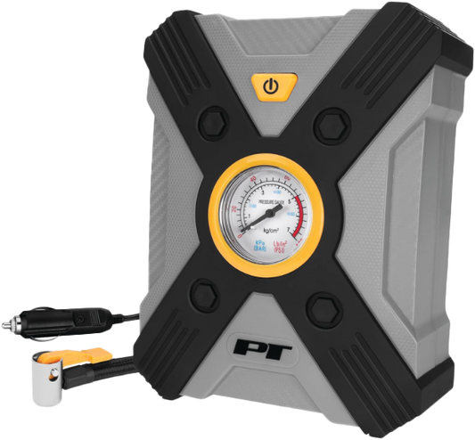 12V RAPID TIRE INFLATOR W/ LED LIGHT