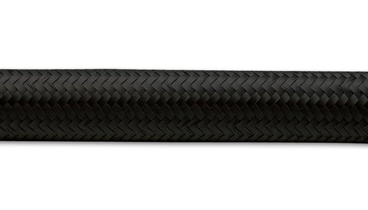 Vibrant -20 AN Black Nylon Braided Flex Hose (10 foot roll)