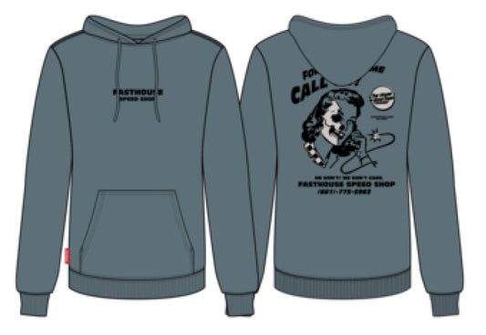 CALL US PULLOVER SLATE 3XL