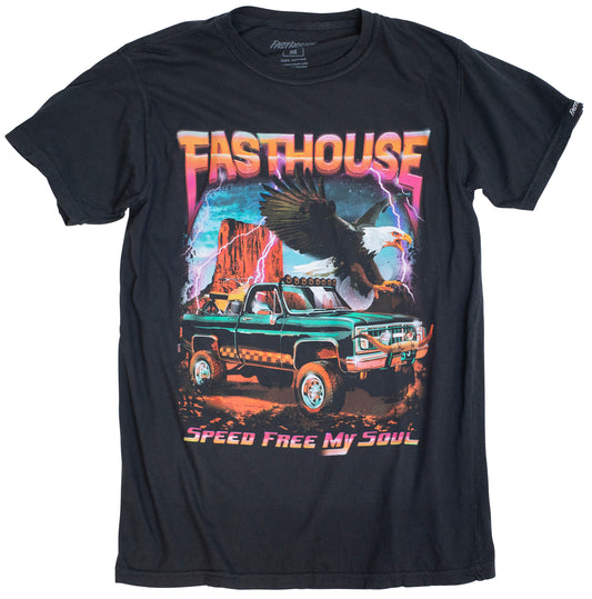 FREEDOM TEE BLACK LRG