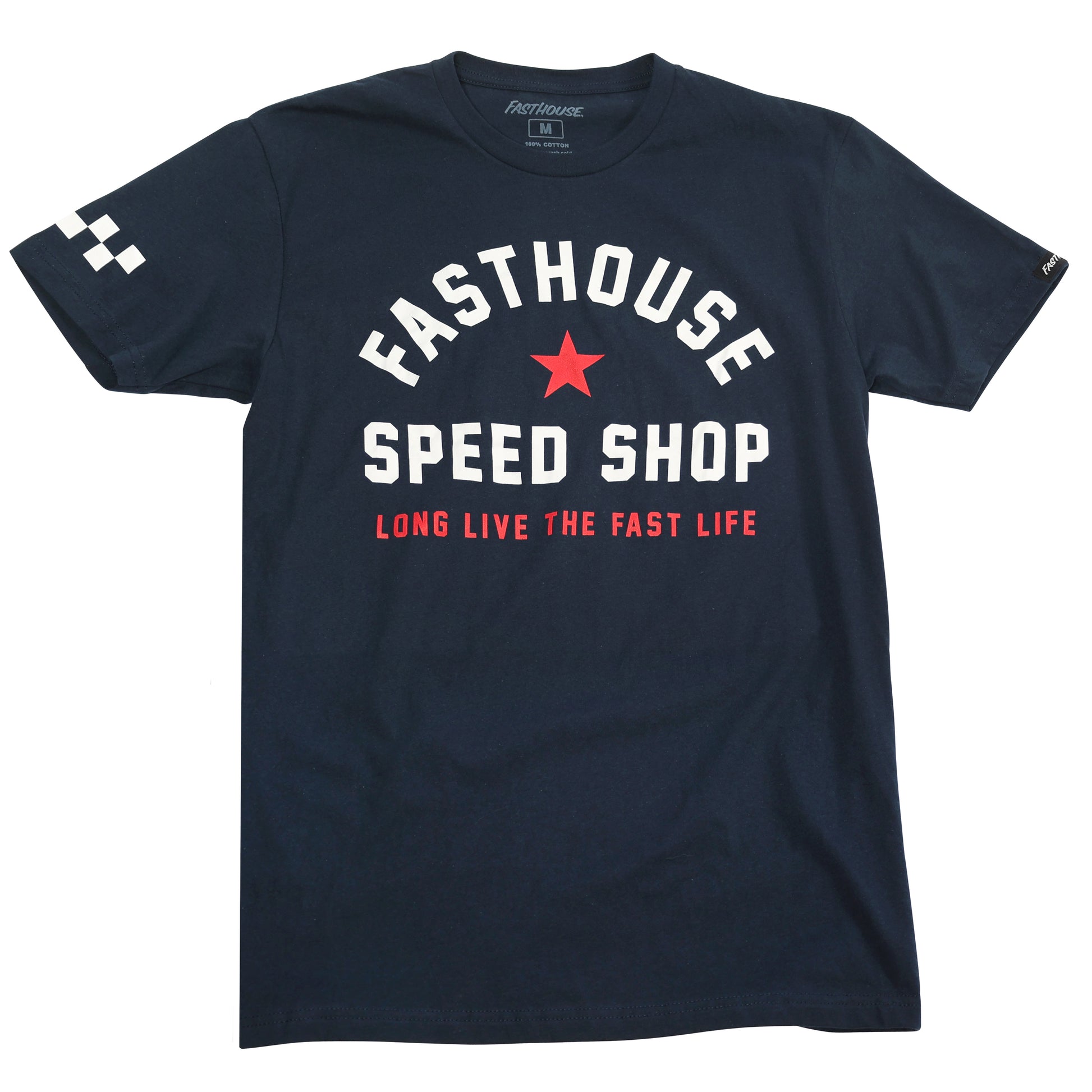 FAST LIFE SS TEE NAVY LRG