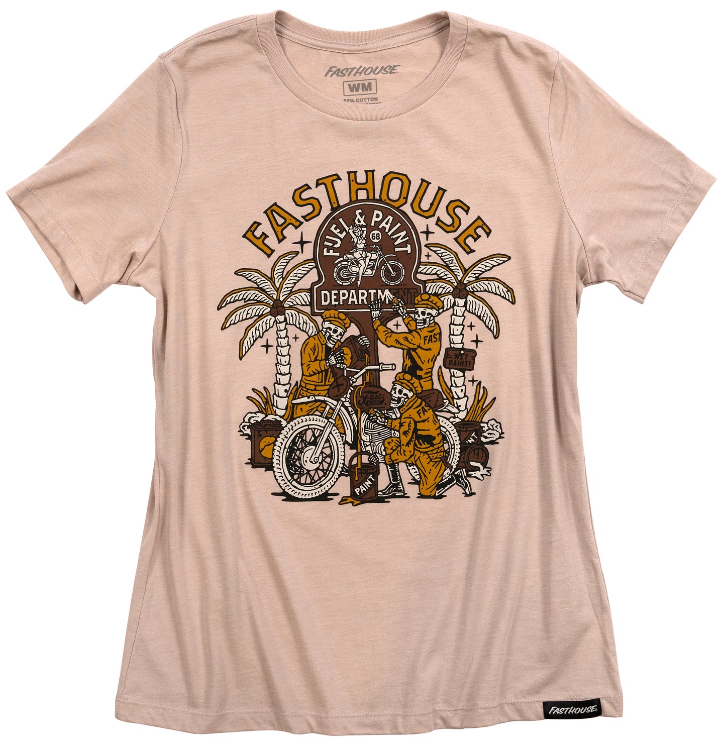 WM MACABRE TEE PINK MED