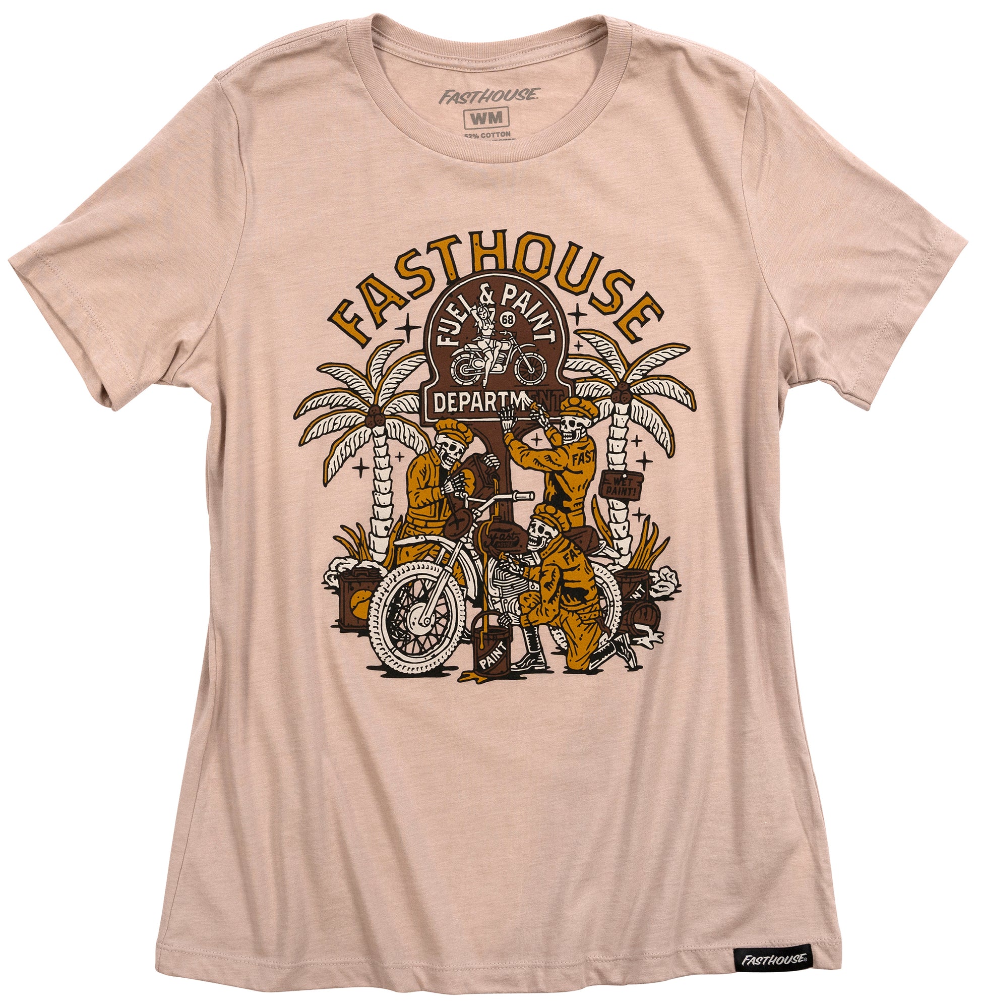 WM MACABRE TEE PINK MED