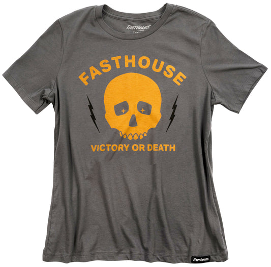 WM VICTORY TEE GRAPHITE LRG