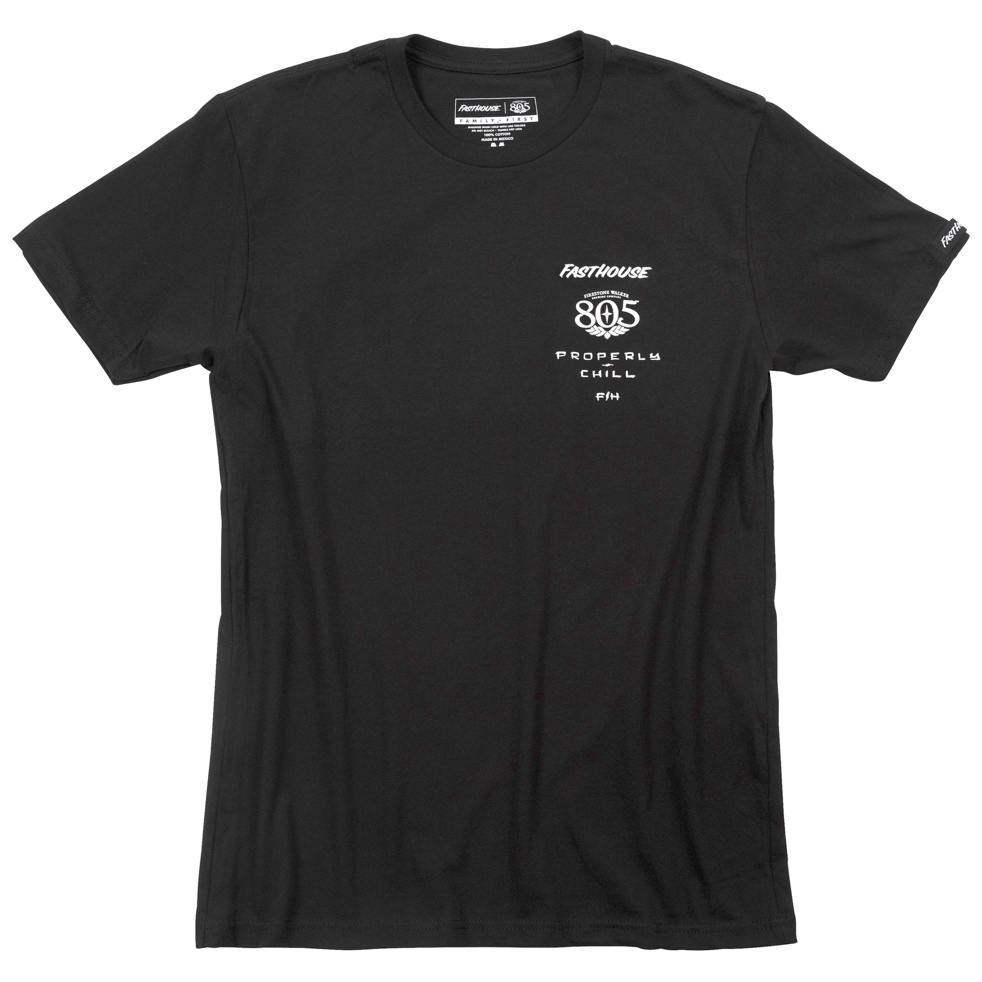 805 SUNSET TEE BLACK SML