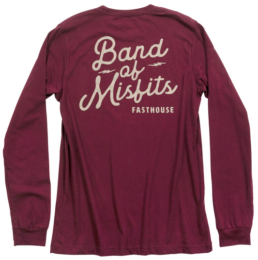 WM REVIVAL TEE MAROON MED