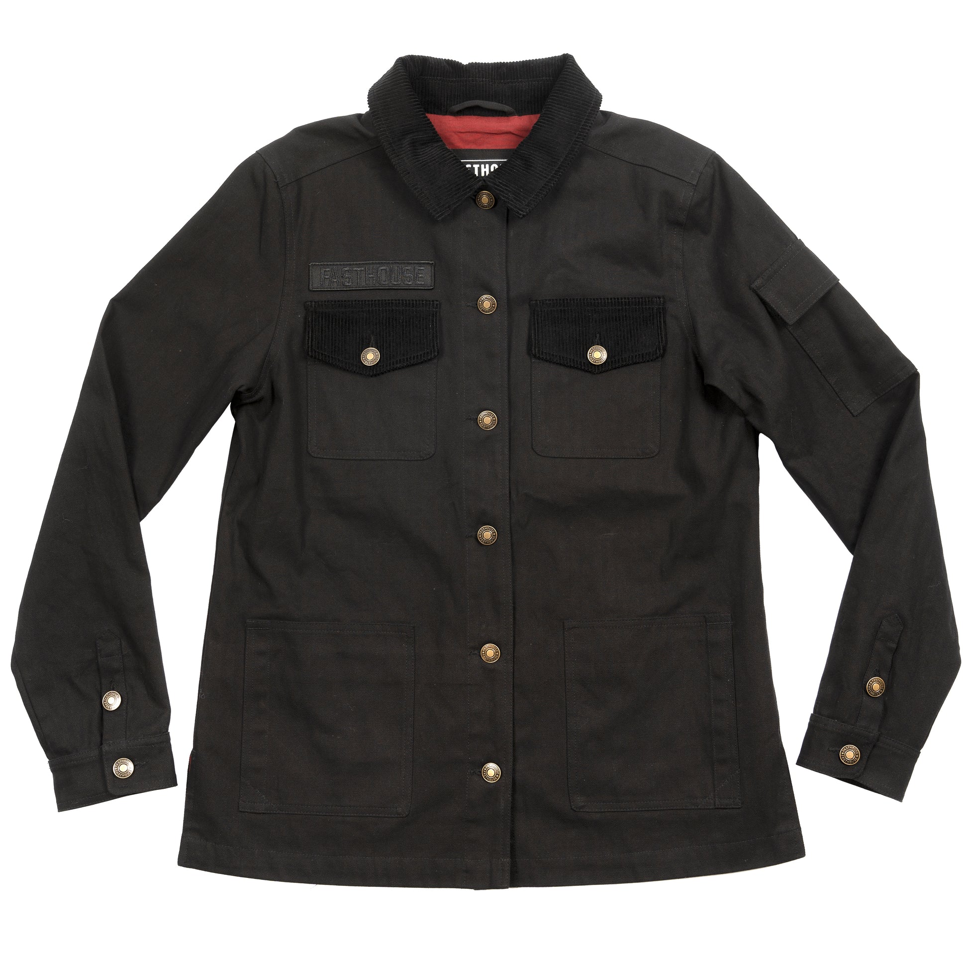 WM GRAFTER COAT BLACK LRG