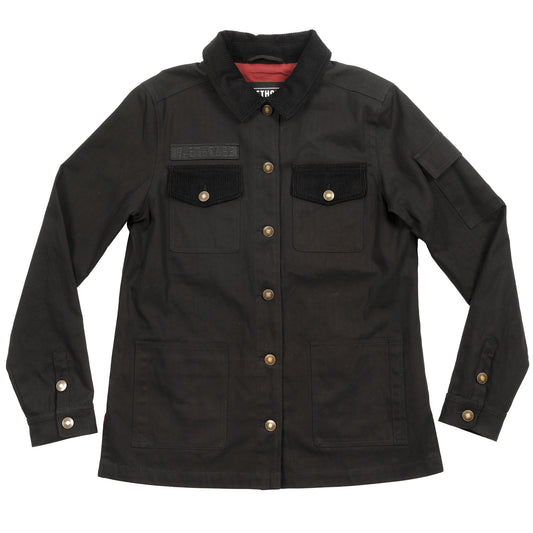 WM GRAFTER COAT BLACK MED