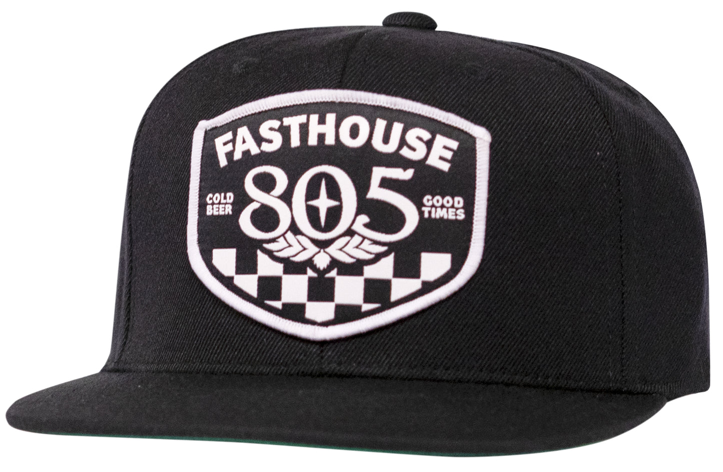 805; PITSTOP HAT  BLACK OS