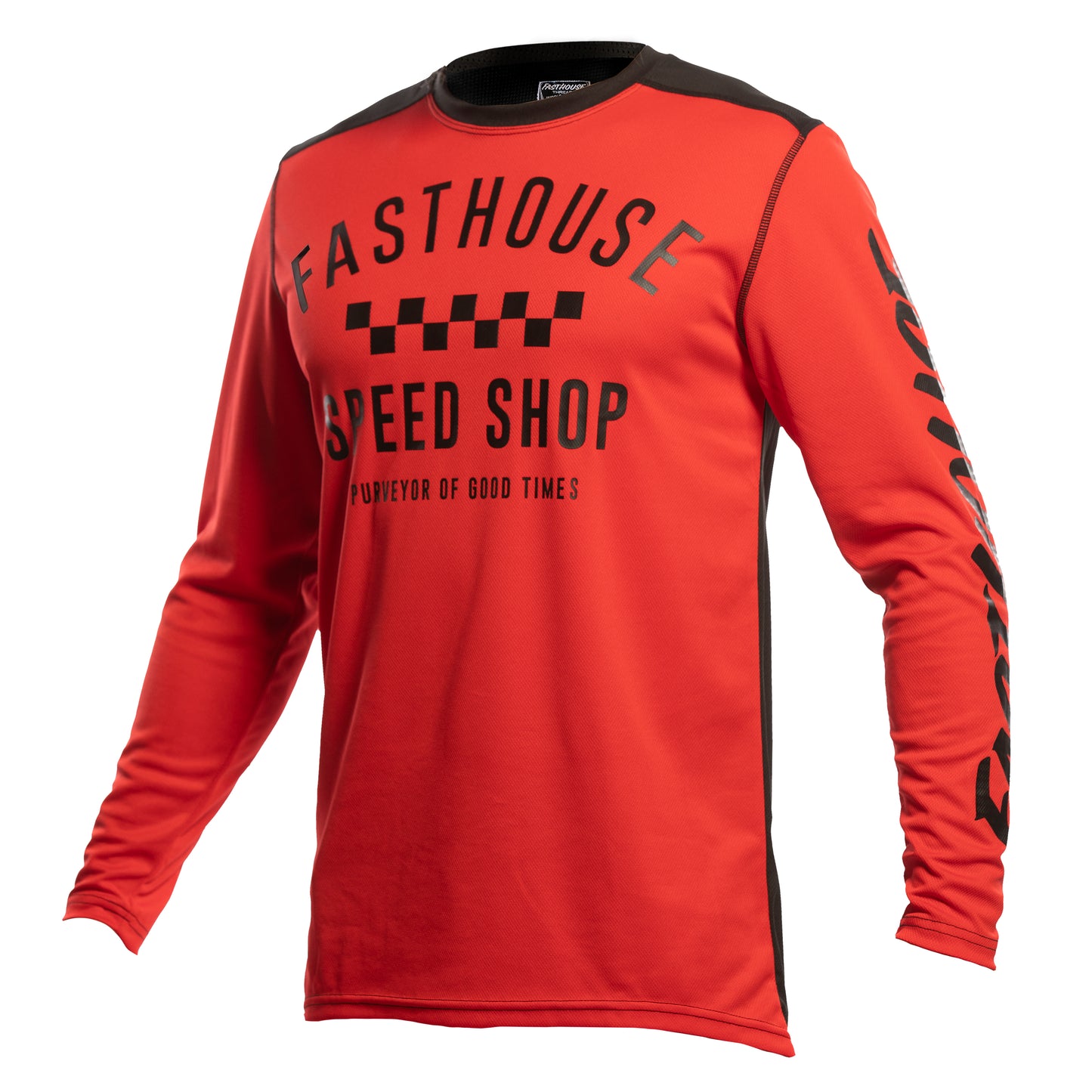 CARBON JERSEY RED/BK  LG