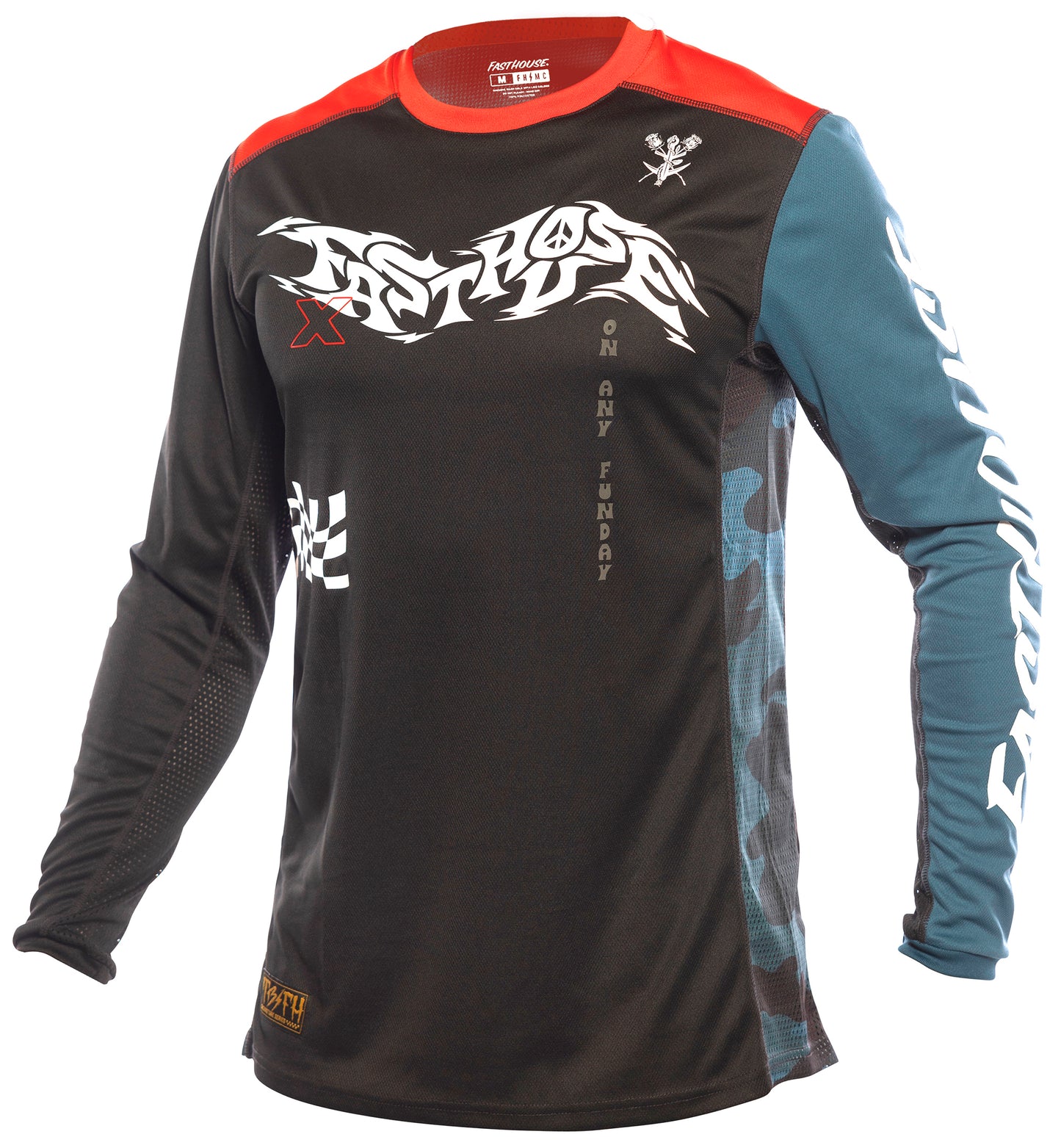 GRNDHOUS BRMN JRSY BK/RD LG