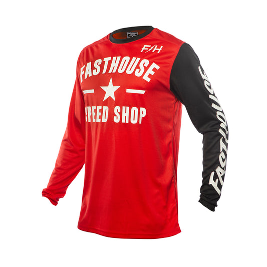 YTH CARBON JERSEY RED MD