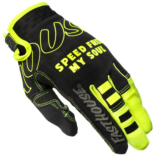 SPEED STYL RIOT GLV BK/VZ 2X