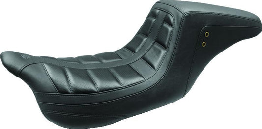 Mustang 08-21 Harley Electra Glide,Rd Glide,Rd King, Str Glide Squareback 1PC Seat - Black