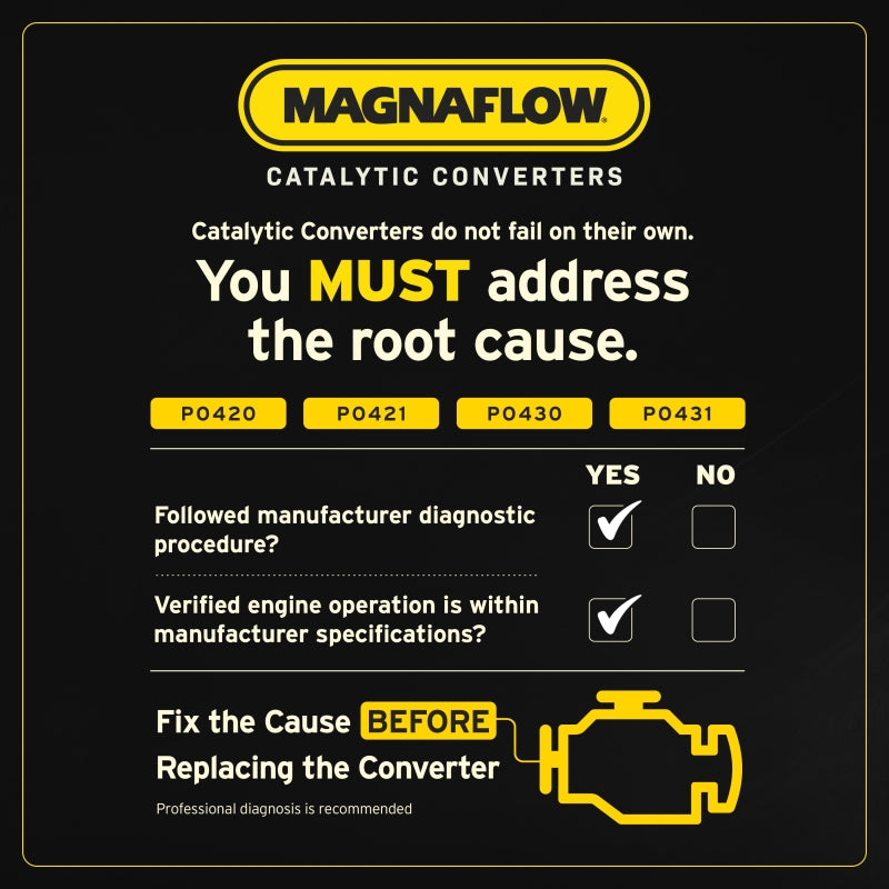 MagnaFlow Conv DF 06-07 Jeep Commander / 05-10 Grand Cherokee 5.7L Y-Pipe Assy (49 State)