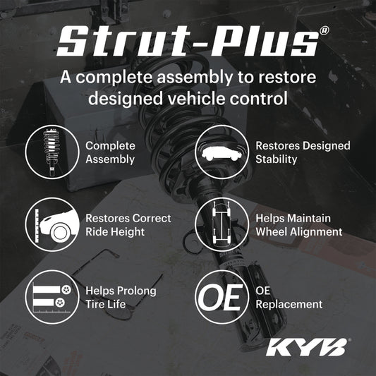 KYB Shocks & Struts Strut Plus Front Left 03-11 Honda Element (Excl SC)