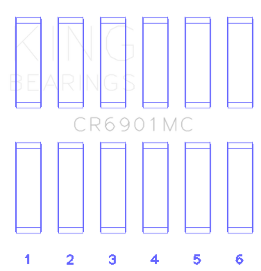 King Engine Bearings Ford Ecoboost 2.7L V6 Connecting Rod Bearing Set