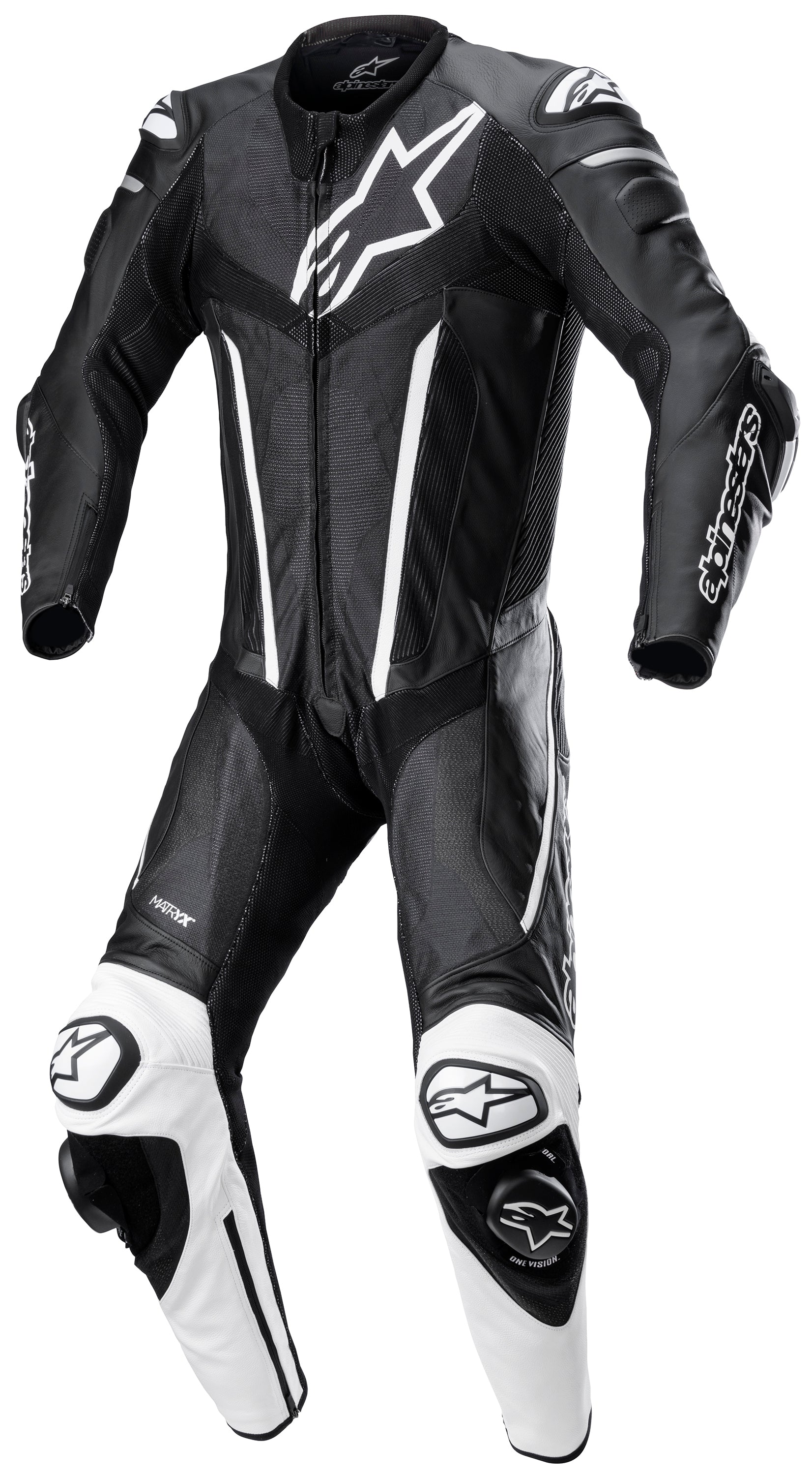 FUSION SUIT 1PC BLK WHT 48