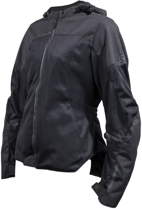 Speed and Strength Starstruck Mesh Jacket Black Womens - Large