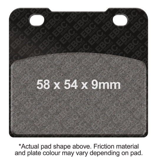 EBC 86-87 Suzuki VS 700 Front Left/Right Semi-Sintered Vee Brake Pads
